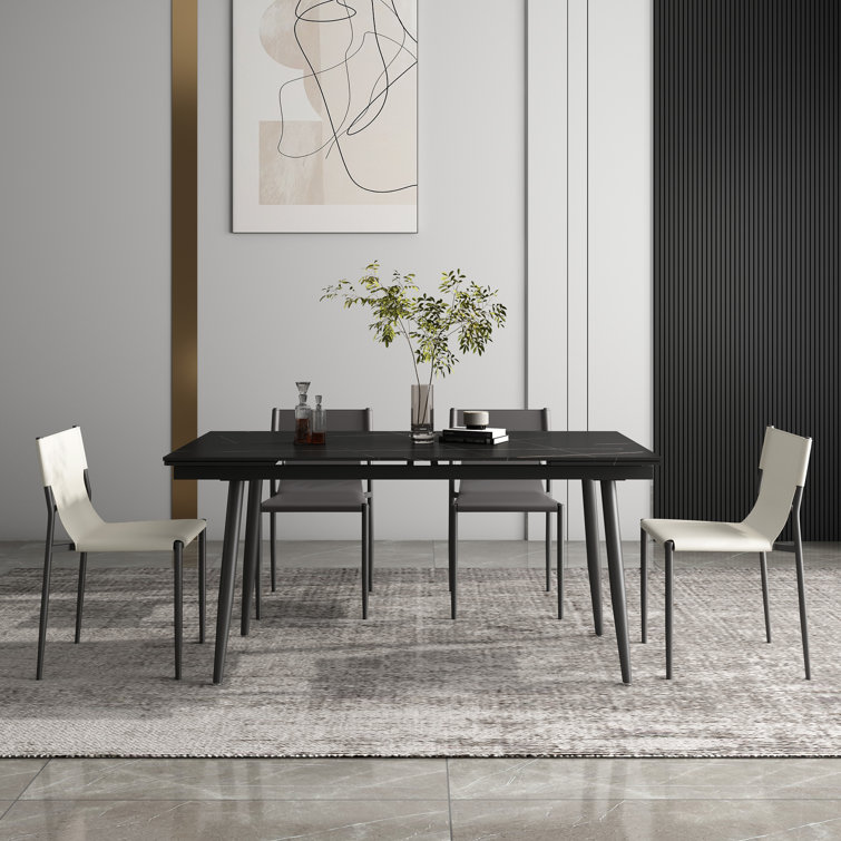 Oliver Derin Extendable Stone Dining Table & Reviews Wayfair